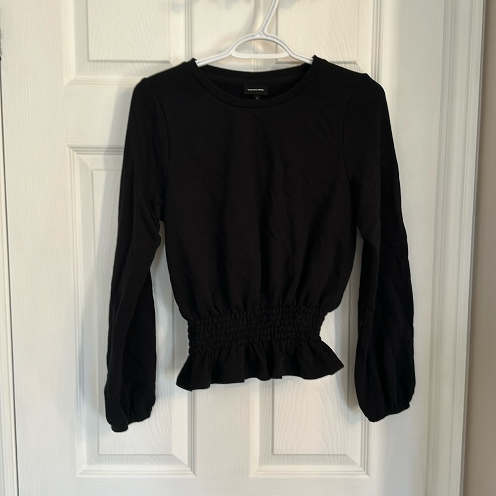 Peplum Sweatshirt